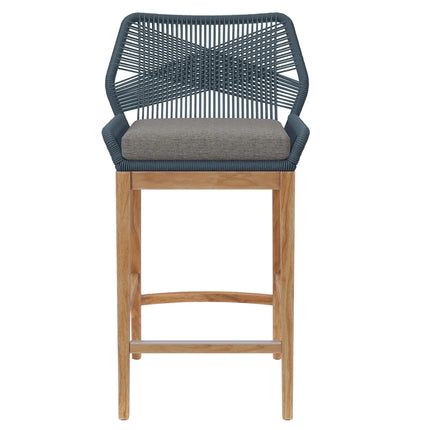 Modway EEI-7163 Wellspring 3-Piece Outdoor Patio Teak Wood Bar Set Modway