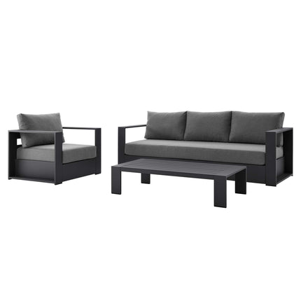 Modway EEI-5748 Tahoe 3-Piece Outdoor Patio Powder-Coated Aluminum Set - Plaza Home Decor