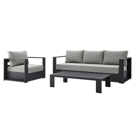 Modway EEI-5748 Tahoe 3-Piece Outdoor Patio Powder-Coated Aluminum Set - Plaza Home Decor