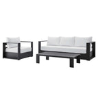 Gray White / Powder-Coated Aluminum