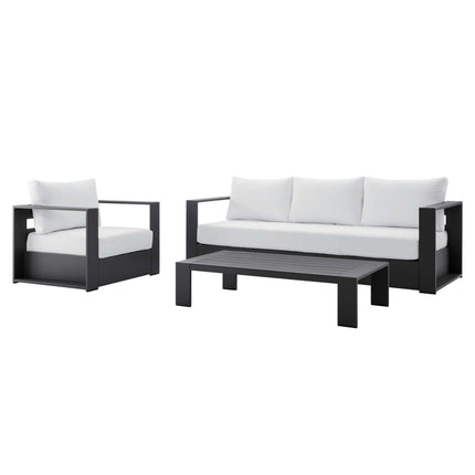 Modway EEI-5748 Tahoe 3-Piece Outdoor Patio Powder-Coated Aluminum Set - Plaza Home Decor