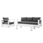White Charcoal / Powder-Coated Aluminum