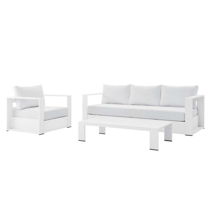 Modway EEI-5748 Tahoe 3-Piece Outdoor Patio Powder-Coated Aluminum Set - Plaza Home Decor