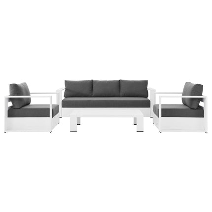 Modway EEI-5749 Tahoe 4-Piece Outdoor Patio Powder-Coated Aluminum Set - Plaza Home Decor