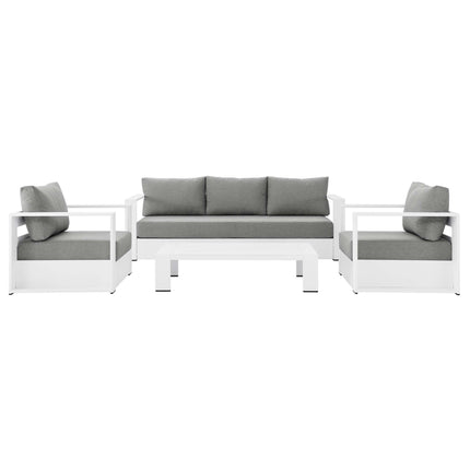 Modway EEI-5749 Tahoe 4-Piece Outdoor Patio Powder-Coated Aluminum Set - Plaza Home Decor