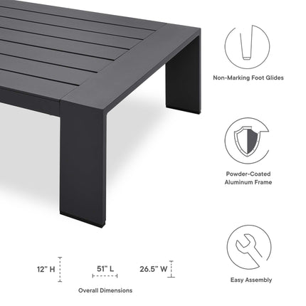 Modway EEI-5750 Tahoe 2-Piece Outdoor Patio Powder-Coated Aluminum Set - Plaza Home Decor
