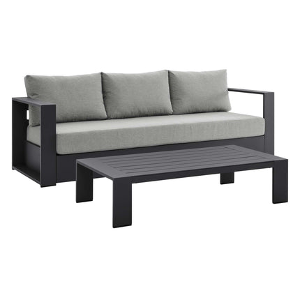 Modway EEI-5750 Tahoe 2-Piece Outdoor Patio Powder-Coated Aluminum Set - Plaza Home Decor
