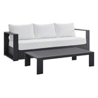 Gray White / Powder-Coated Aluminum