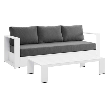 Modway EEI-5750 Tahoe 2-Piece Outdoor Patio Powder-Coated Aluminum Set - Plaza Home Decor