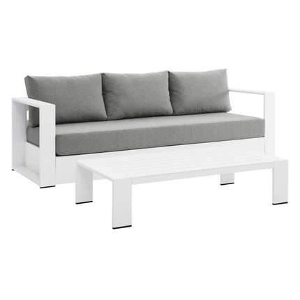 Modway EEI-5750 Tahoe 2-Piece Outdoor Patio Powder-Coated Aluminum Set - Plaza Home Decor