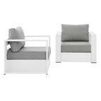 White Gray / Powder-Coated Aluminum