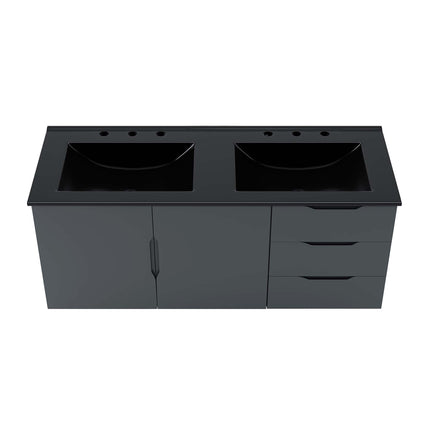 Modway EEI-5785 Vitality 48" Double Sink Bathroom Vanity Modway