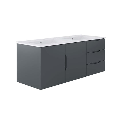 Modway EEI-5785 Vitality 48" Double Sink Bathroom Vanity Modway