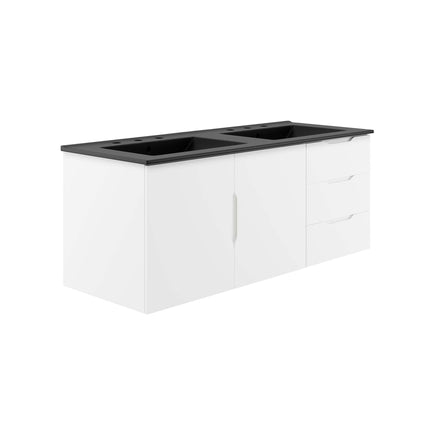 Modway EEI-5785 Vitality 48" Double Sink Bathroom Vanity Modway