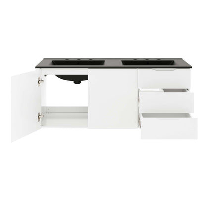 Modway EEI-5785 Vitality 48" Double Sink Bathroom Vanity Modway