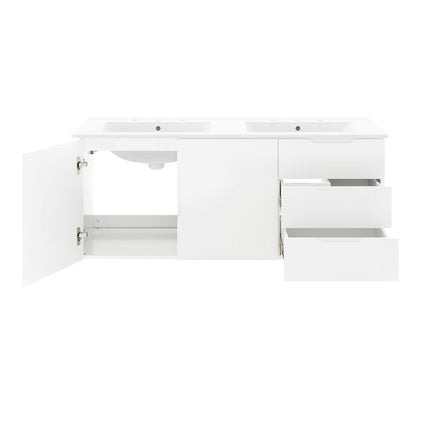 Modway EEI-5785 Vitality 48" Double Sink Bathroom Vanity Modway