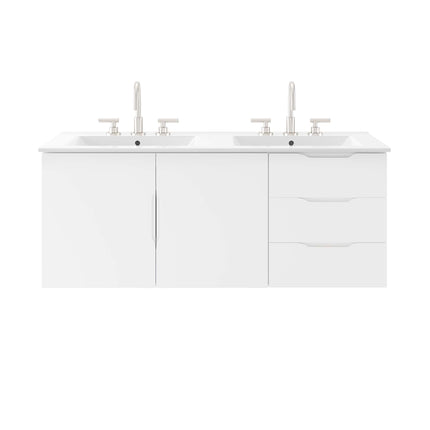 Modway EEI-5785 Vitality 48" Double Sink Bathroom Vanity Modway