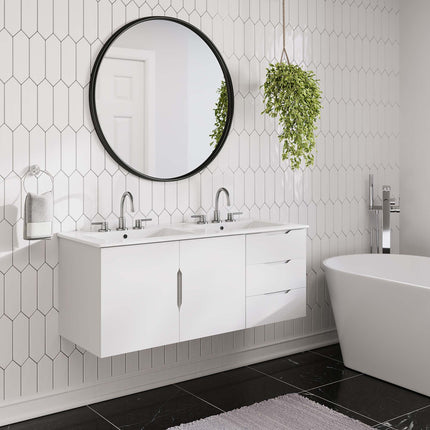 Modway EEI-5785 Vitality 48" Double Sink Bathroom Vanity Modway