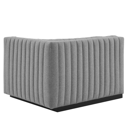 Modway EEI-5786 Conjure Channel Tufted Upholstered Fabric Loveseat Modway