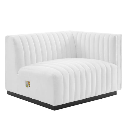 Modway EEI-5786 Conjure Channel Tufted Upholstered Fabric Loveseat Modway