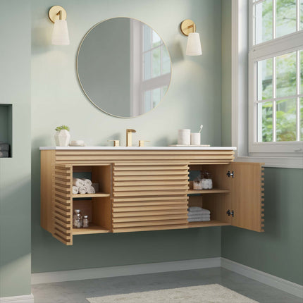Modway EEI-5801 Render 48" Wall-Mount Bathroom Vanity Modway