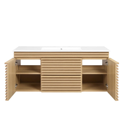 Modway EEI-5801 Render 48" Wall-Mount Bathroom Vanity Modway