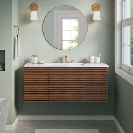 Modway EEI-5801 Render 48" Wall-Mount Bathroom Vanity Modway