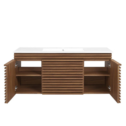 Modway EEI-5801 Render 48" Wall-Mount Bathroom Vanity Modway