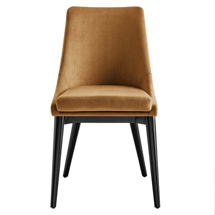 Modway EEI-5816 Viscount Accent Performance Velvet Dining Chairs Set of 2 Modway