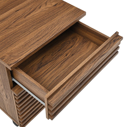 Modway EEI-5821 Render Wood Desk and File Cabinet Set Modway