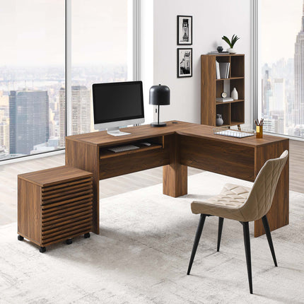 Modway EEI-5821 Render Wood Desk and File Cabinet Set Modway