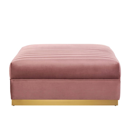 Modway EEI-5826 Sanguine 4-Piece Channel Tufted Performance Velvet Modular Sectional Sofa Modway