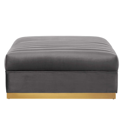 Modway EEI-5831 Sanguine 5-Piece Channel Tufted Performance Velvet Right-Facing Modular Sectional Sofa Modway