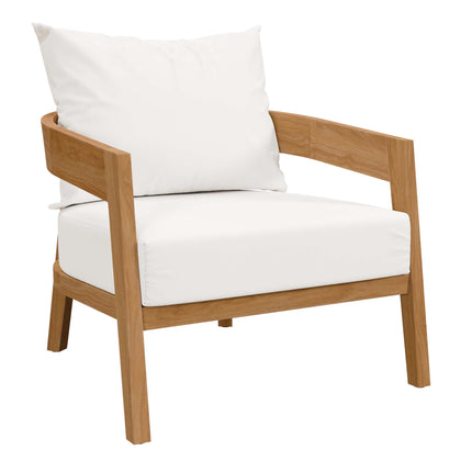 Modway EEI-5833 Brisbane 6-Piece Teak Wood Outdoor Patio Set Modway