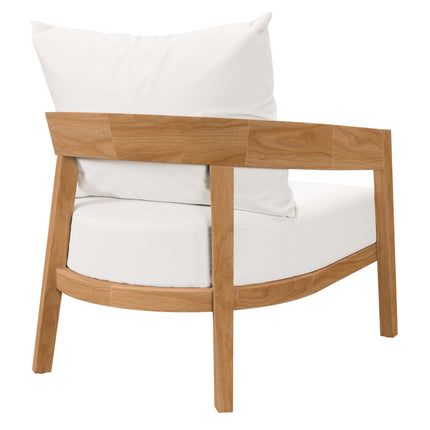 Modway EEI-5833 Brisbane 6-Piece Teak Wood Outdoor Patio Set Modway