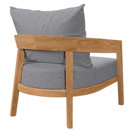 Modway EEI-5834 Brisbane 3-Piece Teak Wood Outdoor Patio Set Modway