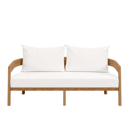 Modway EEI-5834 Brisbane 3-Piece Teak Wood Outdoor Patio Set Modway