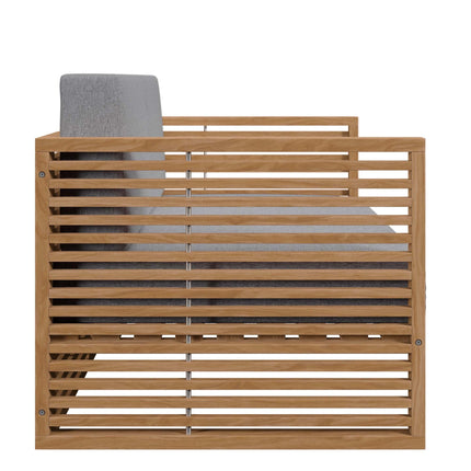 Modway EEI-5836 Carlsbad 6-Piece Teak Wood Outdoor Patio Set Modway