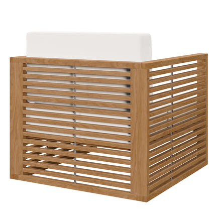 Modway EEI-5836 Carlsbad 6-Piece Teak Wood Outdoor Patio Set Modway