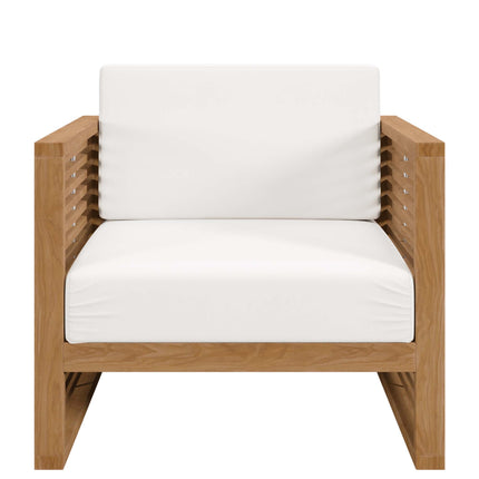 Modway EEI-5836 Carlsbad 6-Piece Teak Wood Outdoor Patio Set Modway