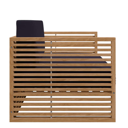 Modway EEI-5837 Carlsbad 3-Piece Teak Wood Outdoor Patio Set Modway