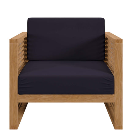 Modway EEI-5837 Carlsbad 3-Piece Teak Wood Outdoor Patio Set Modway