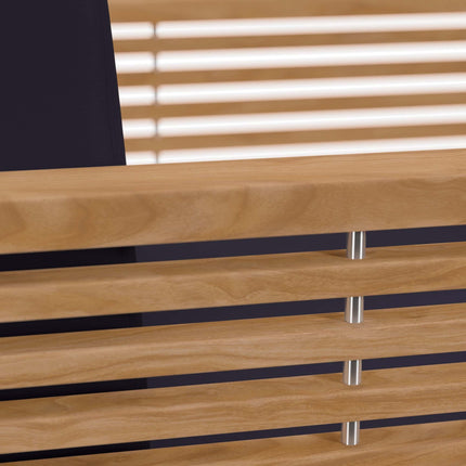 Modway EEI-5837 Carlsbad 3-Piece Teak Wood Outdoor Patio Set Modway