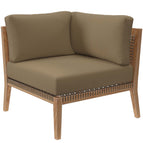 Gray Light Brown / Teak Wood