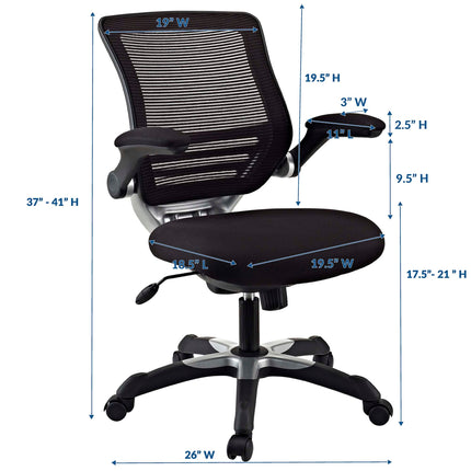 Modway EEI-594 Edge Mesh Office Chair Modway