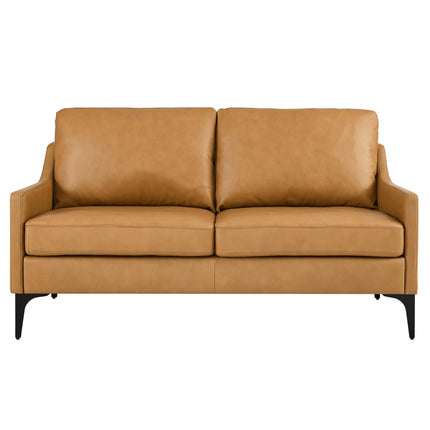 Modway EEI-6020 Corland Leather Loveseat Modway