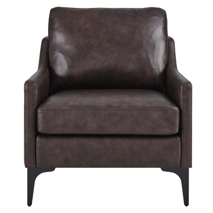 Modway EEI-6022 Corland Leather Armchair Modway