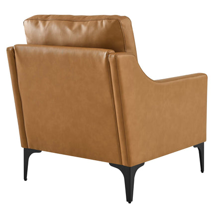 Modway EEI-6022 Corland Leather Armchair Modway