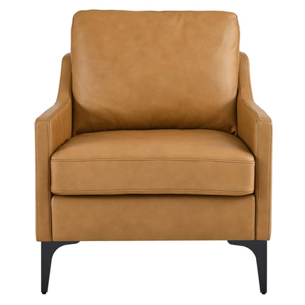 Modway EEI-6022 Corland Leather Armchair Modway
