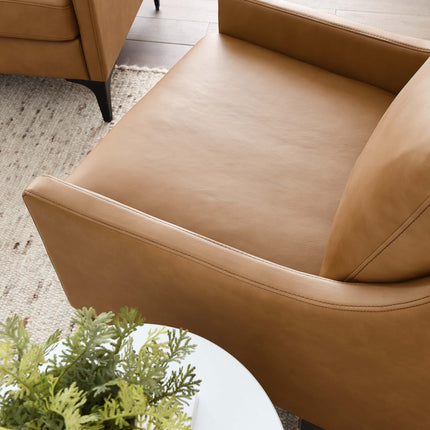 Modway EEI-6022 Corland Leather Armchair Modway
